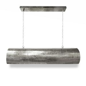 Oosterse hanglamp filigrain horizontaal Vintage zilver