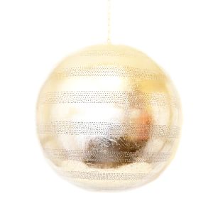 Oosterse hanglamp filigrain stijl - bal – zilver