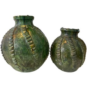 Tamegroute  aardewerk vintage vaas - pot relief