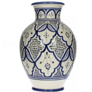 Marokkaanse vaas lichtblauw